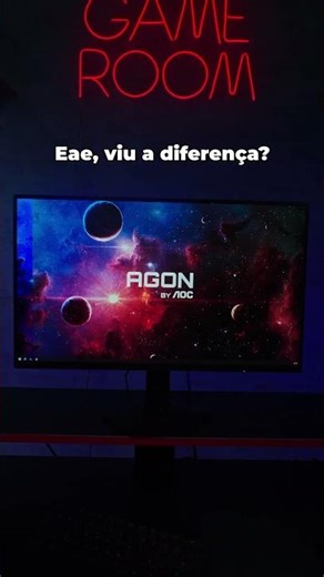 ATIVE O HDR NO SEU MONITOR #monitorgamer #agonbyaoc
