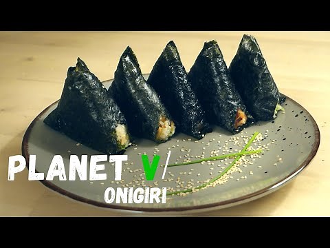 Onigiri + 5 FILLINGS | Simple VEGAN Recipe 🍙 | How to cook RICE FOR SUSHI