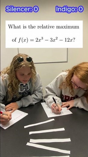 Calculus Race Round 1: Relative Maximum #calculus #maths #maximum #calculusrace
