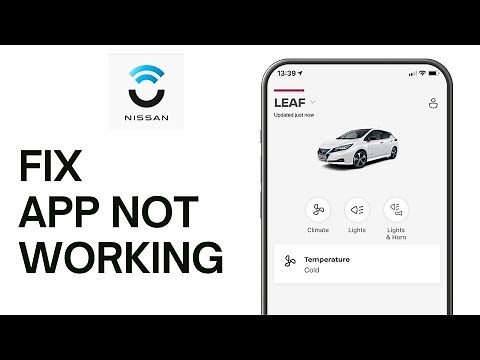 How to Fix NissanConnect Services App Not Working