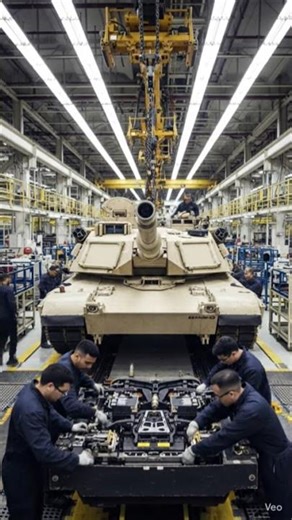 Abrams tank being built in AI factory