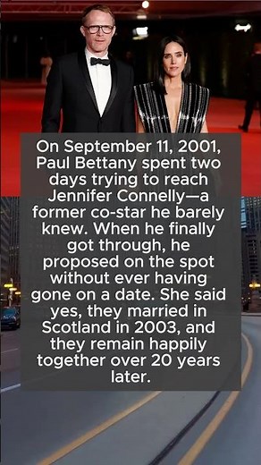 When Paul Bettany Met His Wife Jennifer Connelly