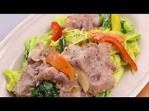 大戸屋に学ぶ豚と野菜の塩麹炒め