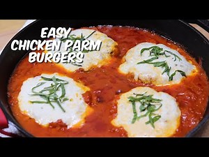 Chicken Parm Burgers | Delicious Ground Chicken Burger Recipe | MOLCS Easy Recipes
