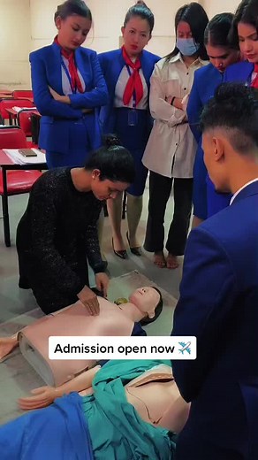 First aid 🩹 class for Air cabin crew ✈️#foryou