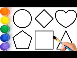 Shapes Galore! Match, Draw & Color Fun Shapes Game for Toddlers | Easy Art Activities! | Cape Shape