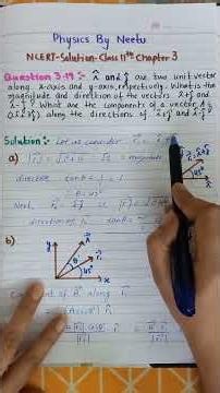 Q no 3.19 Motion in a Plane NCERT solutions Class 11th #class11th #ncertsolutions #cbse #physics
