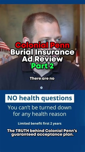Colonial Penn Burial Insurance Ad Review Part 2 Call 888-626-0439 for a free, no-obligation final expense life and burial insurance quote today! Or Get a free final expense burial insurance quote at buylifeinsuranceforburial.com #insurance #burialinsurance #davidduford