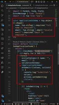 Connecting Yup to Formik (Schema Validation)