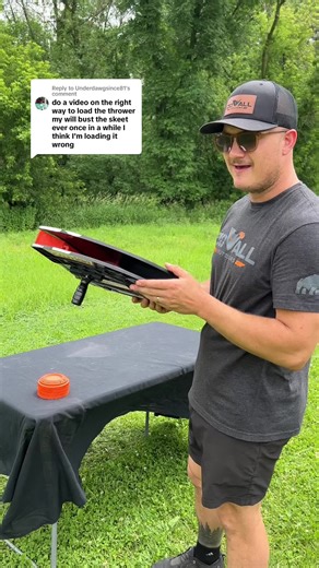 Replying to @Underdawgsince81 How to load the Clay Cannon! #claycannon #doalloutdoors #trapshooting #trapthrower #claypigeons