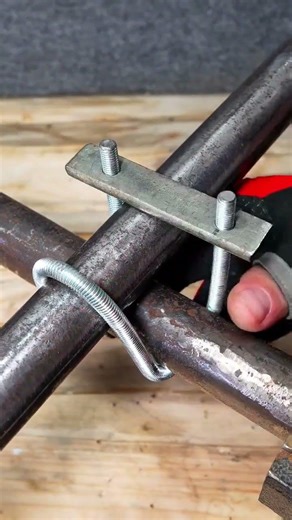 The Ultimate Cross-Connection Hack: Metal, Wood, or Rebar. #asmr #shorts