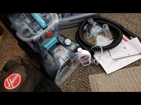 Hoover PowerScrub Elite (FH50250) Carpet Deep Cleaner Unboxing & Assembly