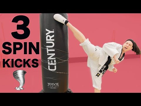 3 Spinning Kicks for TKD!