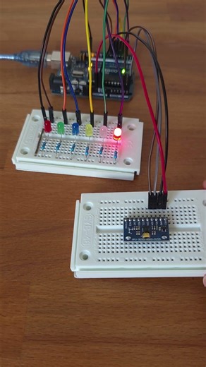 Tilt LED Bar #arduino #arduinoproject #electronic