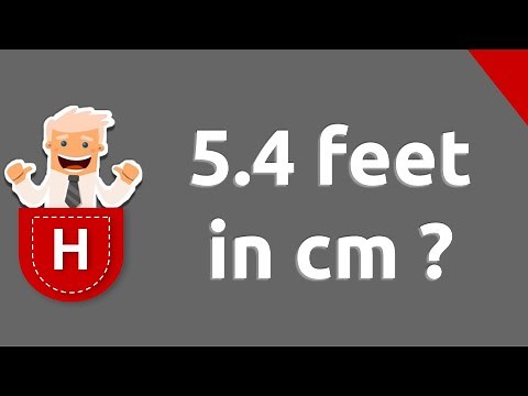 5.4 feet in cm