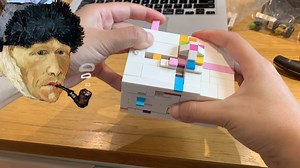 彩虹礼盒—lego puzzle MOC by cheat3