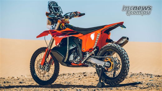Want to Channel Chucky? KTM’s 2027 450 Rally Replica is about as close as most riders will get to Daniel Sanders’ Dakar-winning machinery, with limited Aussie numbers and a $69,995 Ride Away price.