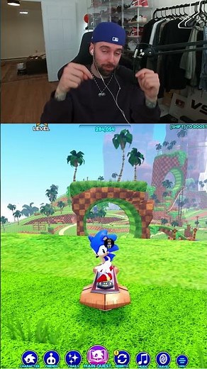 Trickshot In Sonic Speed Simulator (Roblox)