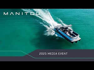 Media test the 2025 Manitou Pontoon Lineup with Kirk Cousins