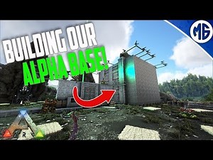BUILDING OUR ALPHA BASE! Road to Tek Official PvP Ep 10 - Ark: Survival Evolved