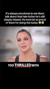 Kim Kardashian Gets Emotional Talking About Her Dad 💔🥹