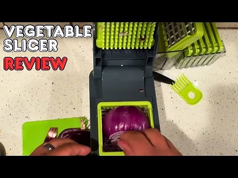 8 in 1 Vegetable Slicer & Dicer DEMO & REVIEW. Amazon Reviews