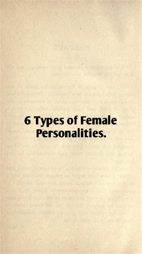 BookSeekr | Book Reviewer | Reader on Instagram: "6 Types of Female Personalities: 1. Omega: Shy, emotional, and caring. Loves deep connections. 2. Delta: Careful and reserved. Opens up slowly but speaks clearly. 3. Beta: Quiet, kind, and patient. Avoids drama. 4. Sigma: Confident and attractive. Stands out naturally. 5. Gamma: Independent and focused. Chases her goals. 6. Alpha: Bold and confident. A natural leader. Follow @bookseekr_ for Life Changing content! #BookLover #BookRecommendations #