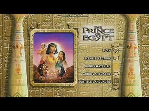 The Prince of Egypt DVD Menu Walkthrough