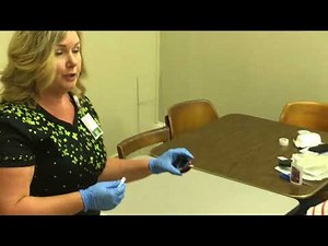 How to do a finger stick blood sugar