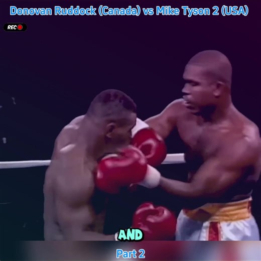 Donovan Ruddock (Canada) vs Mike Tyson 2 (USA) | Boxing Fight Highlights HD #MikeTyson #BoxingHighlights #HeavyweightFight #fyp #viralvideo