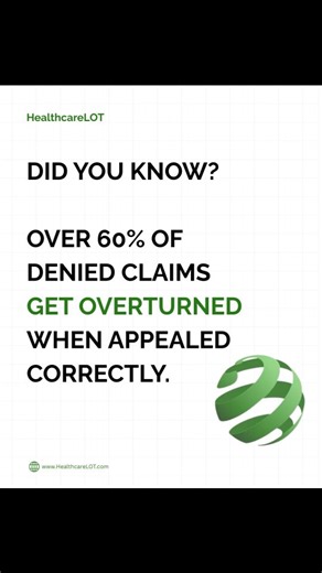 You read right! A claim denial can feel like a door slammed shut especially when it comes after weeks of waiting and rising medical bills. But the truth is, a denial isn’t always final. That’s where HealthcareLOT comes in. We guide you through the process from decoding your denial letter to crafting a solid appeal that speaks your insurer’s language. Here’s how we help you take back control: Identify the real reason behind the denial (it’s not always what’s written) Build a clear, evidence-based