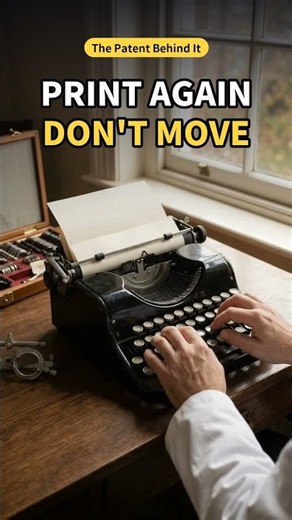 The Typewriter That Knew When Not to Move | The Patent Behind It