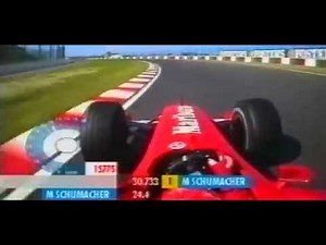 F1 Suzuka 2001 - Michael Schumacher Pole Lap Onboard