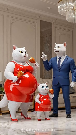 250K views · 6.3K reactions |  Fat Cat _ Kitten Were Homeless_ Until the Lion Changed Everything 女❤️ #cat #kitten | Ai Byte Studio | Facebook