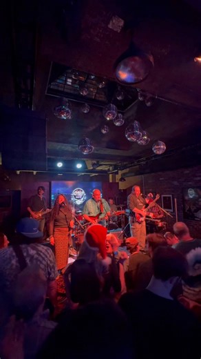 The best way to spread Festivus cheer is singing loud for all to hear! ❄️ Cold rain and snow earlier in the day didn't stop us from getting the family together at Garcia's. ⚡️ Thanks to all who joined us, supported Make the Road New York, donated to our toy drive, and made it an unforgettable evening. See you in 2026! 🎥: Joe Madonna Photography #stellabluesband #gratefuldead #tributeband #festivus | Stella Blue's Band