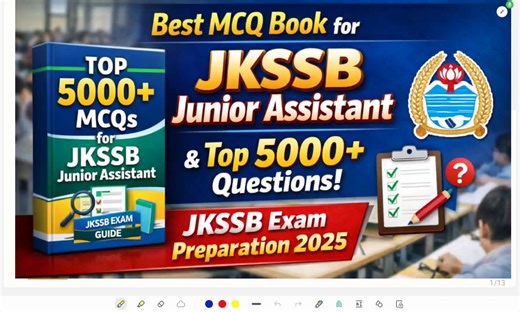 Only 5000 MCQs to Crack JKSSB? 🎯 Best Books & Strategy for Junior Assistant Exam 2025. #JKSSB #JuniorAssistant2025 #JKSSBPreparation #JammuAndKashmirJobs #JKSSBmcqs #jkexamcracker | JKSSB JKPSC SSC Online Tutorial