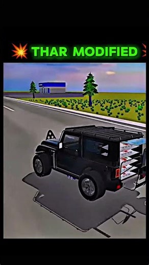 🚘 Thar Modified Beast Look | New Update indian desi Simulator 3D