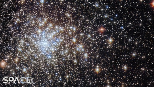 Amazing Hubble Space Telescope imagery of a globular cluster in 4K