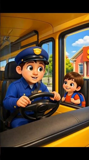 Bus Driver for Kids 🚌 | Who Drives the Bus? | Community Helpers for Children #schoolbusdriver #bus
