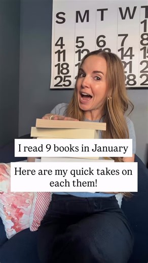 My Goodreads 2026 reading challenge said I had read 10 books but when I went to look at the ten books, one was a blank one that said it couldn’t be found. And I looked through everything (my audiobook apps, my Kindle, etc) and cannot figure out what book that might have been So, sadly, it appears I only read 9 books in January, when I spent the whole weekend thinking I’d read 10 I’d love to hear what you read in January - what did you love and what did you hate and what was just meh? And reply w