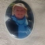 Personalized Memorial Ceramic Photo Tile – Oval 6" Waterproof Porcelain Picture for Tombstones & Graves, Headstone Plaque for Cemetery Decorations, Funeral Tribute Portrait