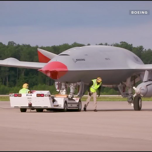 391K views · 1K reactions | The Navy's unmanned aircraft built by Boeing is designed to fly off aircraft carriers to bring fuel to fighter planes in the sky. | CNET | Facebook