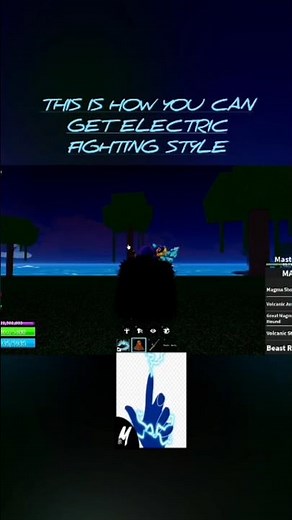 how to get electric? tutorial on blox fruits. #bloxfruits