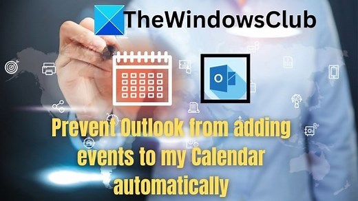 Stop Outlook from automatically adding Calendar events from emails