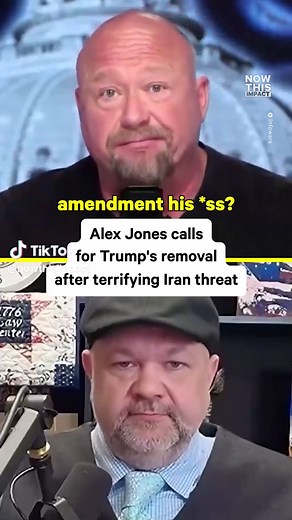 Alex Jones: Invoke 25th Amendment on Trump after Iran threat