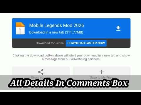 LATEST ML CHEAT 2026 ANTI BANNED - MOD MENU MAP HACK MOBILE LEGENDS UNLOCK ALL LATEST SKINS