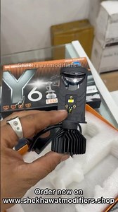 Y6 mini lens projector is always best headlight option for all two or four wheeler