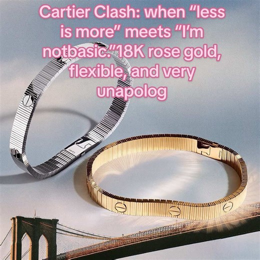 Cartier Clash: Luxury Redefined in 18K Rose Gold