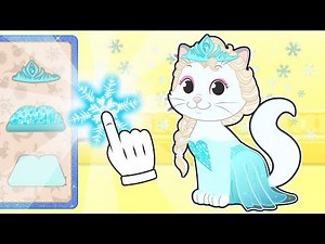 BABY PETS Kira Dresses up as Ice Princess 💥 Educational Cartoons for Kids