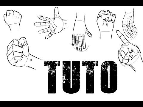 Tuto : Comment dessiner les mains manga facilement